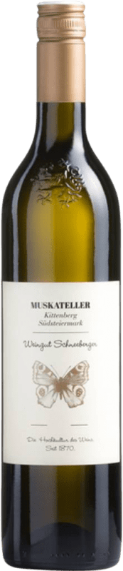 24,95 € Kostenloser Versand | Weißwein Schneeberger Ried Kittenberg Gelber Muskateller D.A.C. Südsteiermark Estiria Österreich Muskateller Flasche 75 cl