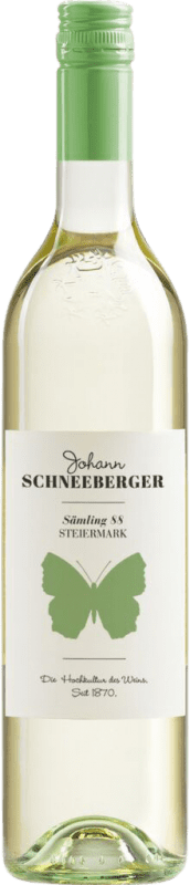 13,95 € Envío gratis | Vino blanco Schneeberger Sämling 88 D.A.C. Südsteiermark Estiria Austria Scheurebe Botella 75 cl