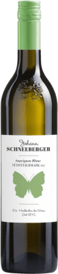 17,95 € Envío gratis | Vino blanco Schneeberger D.A.C. Südsteiermark Estiria Austria Sauvignon Blanca Botella 75 cl