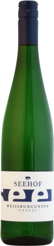 10,95 € Envío gratis | Vino Blanco Seehof. Fass 31 Trocken — Seco Q.b.A. Rheinhessen Rheinhessen Alemania Pinot Blanco Botella 75 cl