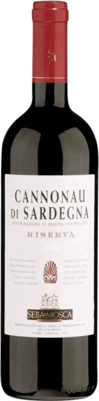 16,95 € Free Shipping | Red wine Sella e Mosca Reserve D.O.C. Cannonau di Sardegna Cerdeña Italy Cannonau Bottle 75 cl