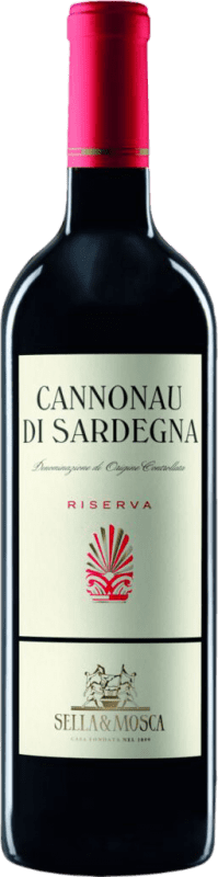 12,95 € Envio grátis | Vinho tinto Sella e Mosca Reserva D.O.C. Cannonau di Sardegna Cerdeña Itália Cannonau Garrafa 75 cl