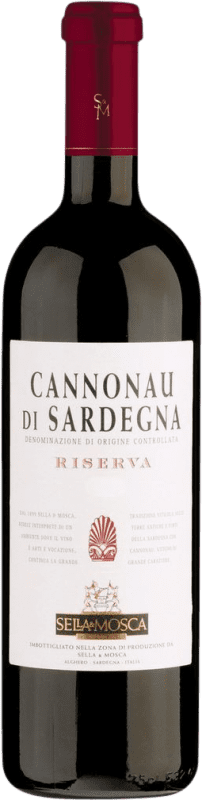38,95 € Free Shipping | Red wine Sella e Mosca Reserve D.O.C. Cannonau di Sardegna Cerdeña Italy Cannonau Magnum Bottle 1,5 L