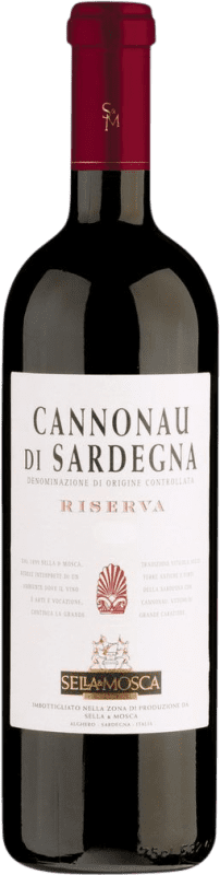 39,95 € Envio grátis | Vinho tinto Sella e Mosca Reserva D.O.C. Cannonau di Sardegna Cerdeña Itália Cannonau Garrafa Magnum 1,5 L