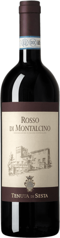 23,95 € Free Shipping | Red Wine Villa a Sesta D.O.C. Rosso di Montalcino Tuscany Italy Sangiovese Bottle 75 cl