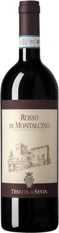 21,95 € Free Shipping | Red wine Villa a Sesta D.O.C. Rosso di Montalcino Tuscany Italy Sangiovese Grosso Bottle 75 cl