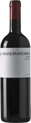 12,95 € Envio grátis | Vinho tinto Mandrarossa Desertico Rosso D.O.C. Sicilia Sicília Itália Syrah Garrafa 75 cl