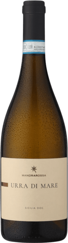 17,95 € Spedizione Gratuita | Vino rosso Mandrarossa Urra di Mare Bianco D.O.C. Sicilia Sicilia Italia Sauvignon Bianca Bottiglia 75 cl