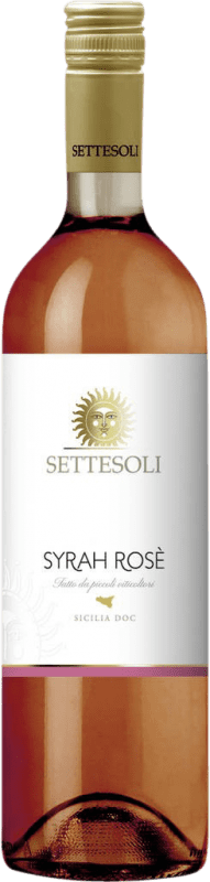 8,95 € Spedizione Gratuita | Vino rosato Settesoli Rosato I.G.T. Terre Siciliane Sicilia Italia Syrah Bottiglia 75 cl