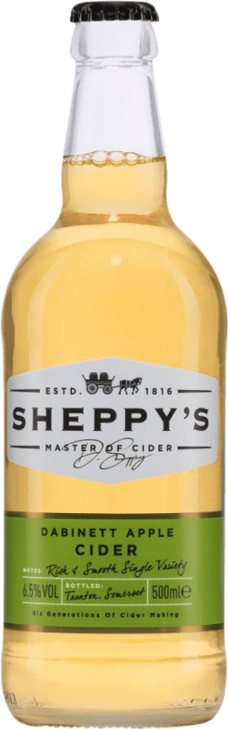 6,95 € Free Shipping | Cider Sheppy's Dabinett Single Variety Apple Somerset United Kingdom Medium Bottle 50 cl