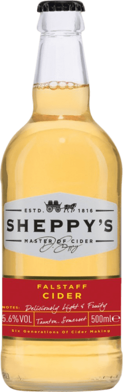 6,95 € 送料無料 | サイダー Sheppy's Falstaff Single Variety Apple Somerset イギリス ボトル Medium 50 cl