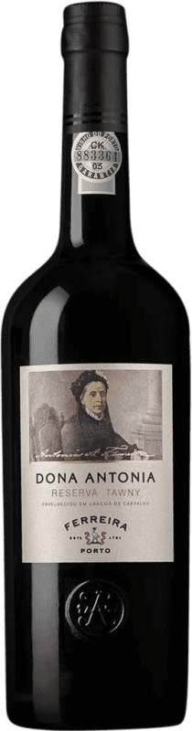 25,95 € Free Shipping | Fortified wine Sogrape Ferreira Dona Antónia Tawny Reserve I.G. Porto Porto Portugal Nebbiolo, Touriga Franca, Tinta Roriz, Tinta Amarela, Tinta Barroca Bottle 75 cl