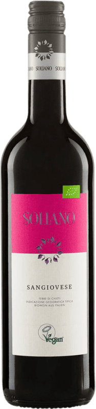 9,95 € Бесплатная доставка | Красное вино Soliano I.G.T. Terre di Chieti Италия Sangiovese бутылка 75 cl