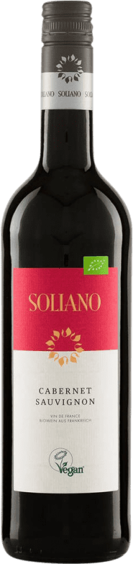 10,95 € Spedizione Gratuita | Vino Rosso Soliano Loire Francia Cabernet Sauvignon Eco — Biologico 75 cl