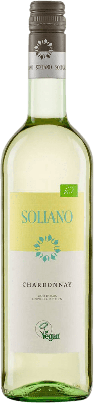 10,95 € Free Shipping | White Wine Soliano Italy Chardonnay Eco — Organic 75 cl