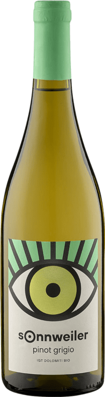 11,95 € Бесплатная доставка | Белое вино Sonnweiler I.G.T. Vigneti delle Dolomiti Tirol del Sur Италия Pinot Gris — Пино Гри Бутылка 75 cl