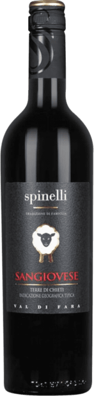 10,95 € Kostenloser Versand | Rotwein Tenute Spinelli Val di Mara I.G.T. Terre di Chieti Abruzzen Italien Sangiovese Flasche 75 cl