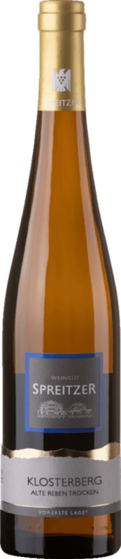 25,95 € 送料無料 | 白ワイン Spreitzer Klosterberg Alte Reben Q.b.A. Rheingau Rheingau ドイツ Riesling ボトル 75 cl