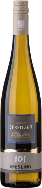 17,95 € Бесплатная доставка | Белое вино Spreitzer 101 Q.b.A. Rheingau Rheingau Германия Riesling — Рислинг Бутылка 75 cl