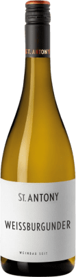 16,95 € Бесплатная доставка | Белое вино St. Antony Trocken — Сухое Q.b.A. Rheinhessen Rheinhessen Германия Pinot Blanc — Пино Блан 75 cl