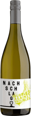13,95 € Бесплатная доставка | Белое вино Stahl Bubbles Against Troubles Nachschlag Trocken — Сухое Q.b.A. Franken Franken Германия Nebbiolo — Неббиоло, Riesling — Рислинг Бутылка 75 cl