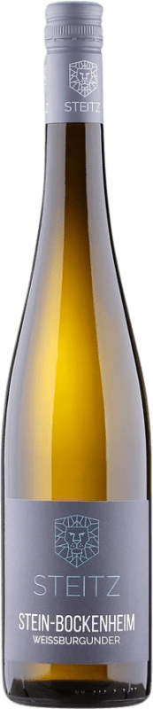 13,95 € Бесплатная доставка | Белое вино Steitz Stein Bockenheim Q.b.A. Rheinhessen Rheinhessen Германия Pinot White бутылка 75 cl