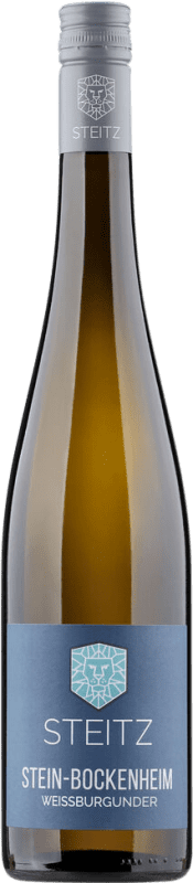 26,95 € Kostenloser Versand | Weißwein Steitz Stein Bockenheim Q.b.A. Rheinhessen Rheinhessen Deutschland Pinot Blanc — Weißburgunder Flasche 75 cl