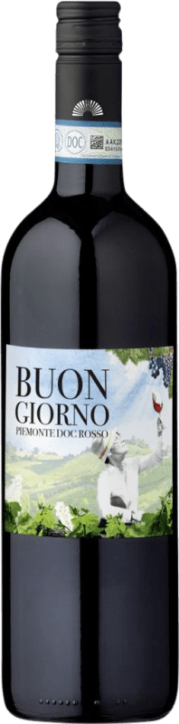 9,95 € 免费送货 | 红酒 Tacchino di Romina. Buongiorno Rosso D.O.C. Piedmont 皮埃蒙特 意大利 Cabernet Sauvignon, Dolcetto, Barbera 瓶子 75 cl