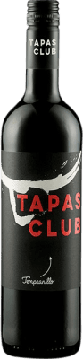 5,95 € Envío gratis | Vino tinto Tapas Club Comunidad Valenciana España Tempranillo Botella 75 cl