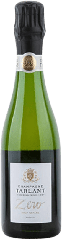 31,95 € Бесплатная доставка | Белое игристое вино Tarlant Brut Nature — Брют Натюр A.O.C. Champagne шампанское Франция Pinot Noir — Пино Нуар, Chardonnay — Шардоне Полубутылка 37 cl
