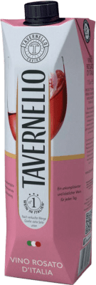 7,95 € Kostenloser Versand | Rosé-Wein Tavernello Rosato Tetrabrik Italien Sangiovese, Nebbiolo 1 L