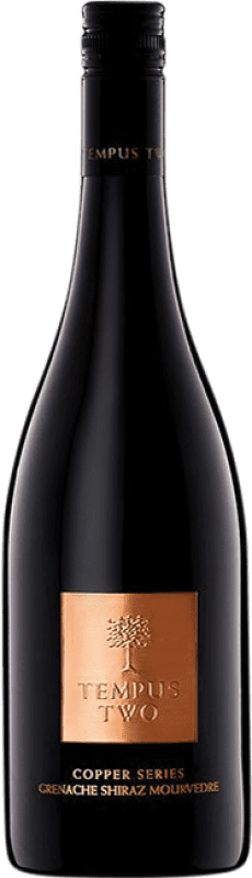 22,95 € Free Shipping | Red Wine Tempus Two Copper Series Grenache Shiraz Mourvédre I.G. Southern New South Wales Hunter Valley Australia Garnacha — Grenache, Nebbiolo, Mourvèdre Bottle 75 cl