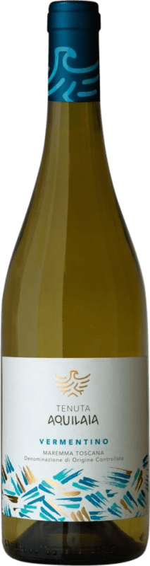 18,95 € 免费送货 | 白酒 Tenuta Aquilaia D.O.C. Maremma Toscana 托斯卡纳 意大利 Vermentino 瓶子 75 cl