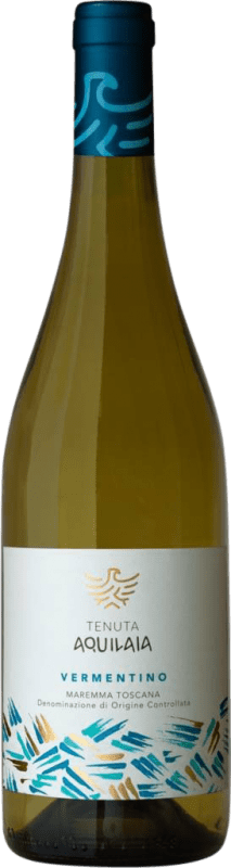 17,95 € Free Shipping | White Wine Tenuta Aquilaia D.O.C. Maremma Toscana Tuscany Italy Vermentino 75 cl