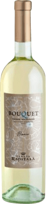 13,95 € Бесплатная доставка | Белое вино Rapitalà Bouquet I.G.T. Terre Siciliane Сицилия Италия Nebbiolo, Viognier, Grillo бутылка 75 cl