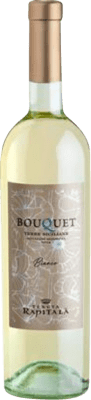 13,95 € Free Shipping | White wine Rapitalà Bouquet I.G.T. Terre Siciliane Sicily Italy Nebbiolo, Viognier, Grillo Bottle 75 cl