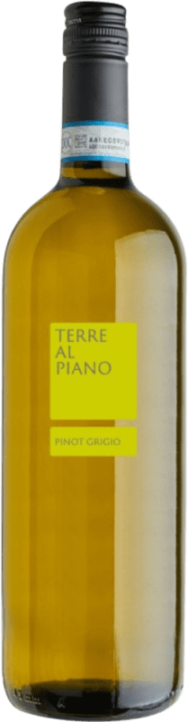14,95 € Spedizione Gratuita | Vino Bianco Terre al Piano I.G.T. Veneto Veneto Italia Pinot Grigio 1 L