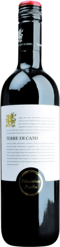 10,95 € Kostenloser Versand | Rotwein Campo di Sasso I.G.T. Puglia Apulien Italien Primitivo 75 cl