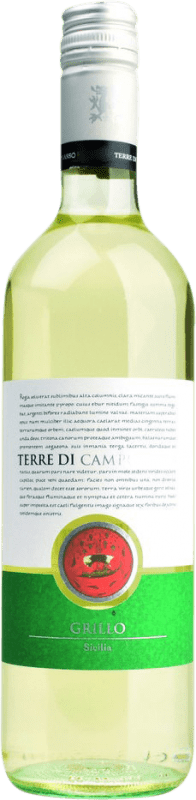 7,95 € Бесплатная доставка | Белое вино Campo di Sasso D.O.C. Sicilia Сицилия Италия Grillo бутылка 75 cl