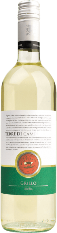 10,95 € Бесплатная доставка | Белое вино Campo di Sasso D.O.C. Sicilia Сицилия Италия Grillo бутылка 75 cl