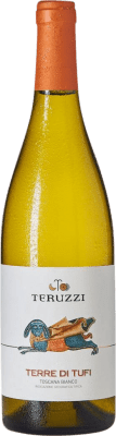 21,95 € Spedizione Gratuita | Vino bianco Teruzzi & Puthod Terre di Tufi Bianco I.G.T. Toscana Toscana Italia Chardonnay, Sauvignon Bianca, Vernaccia Bottiglia 75 cl