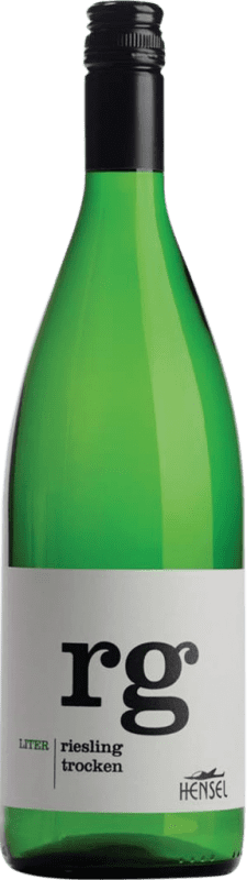 10,95 € Envío gratis | Vino Blanco Thomas Hensel Seco Q.b.A. Pfälz Pfälz Alemania Riesling Botella 1 L