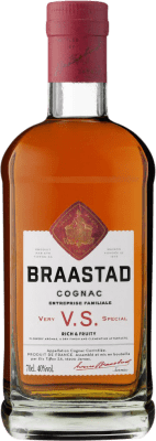 34,95 € Бесплатная доставка | Коньяк Tiffon Braastad VS A.O.C. Cognac Норвегия бутылка 70 cl