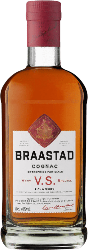 26,95 € Spedizione Gratuita | Cognac Tiffon Braastad VS Very Special — Molto Speciale A.O.C. Cognac Francia 70 cl