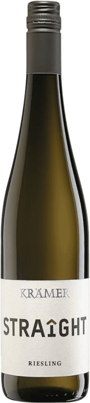 13,95 € Envío gratis | Vino Blanco Tobias Krämer Straîght Trocken — Seco Q.b.A. Rheinhessen Rheinhessen Alemania Riesling 75 cl