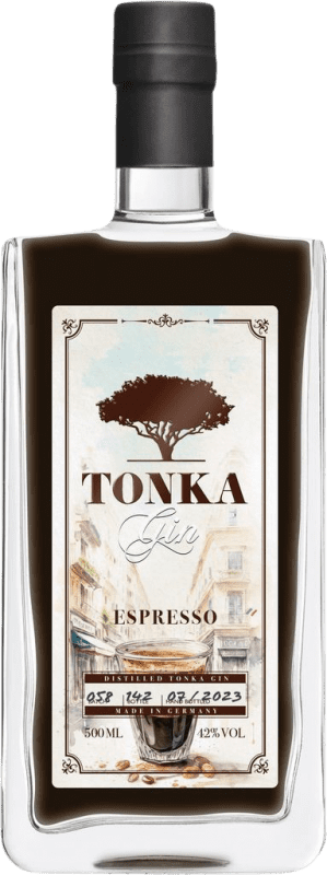 26,95 € Envoi gratuit | Genièvre Gin Tonka Allemagne Bouteille Medium 50 cl Caffè Espresso — Café Expresso