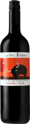 5,95 € 送料無料 | 赤ワイン Torito Bravo Grenache Syrah D.O. Cariñena アラゴン スペイン Grenache, Nebbiolo ボトル 75 cl