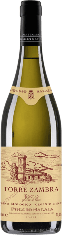 19,95 € Spedizione Gratuita | Vino bianco Torre Zambra Poggio Salaia I.G.T. Terre di Chieti Abruzzo Italia Pecorino Bottiglia 75 cl