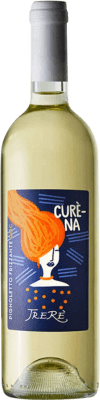 6,95 € Бесплатная доставка | Белое игристое Trere Curena Pignoletto Frizzante I.G.T. Calabria Calabria Италия Pignolo Половина бутылки 37 cl