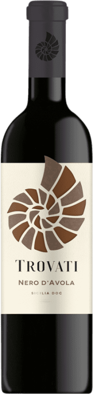 9,95 € Free Shipping | Red wine Trovati D.O.C. Sicilia Sicily Italy Nero d'Avola Bottle 75 cl